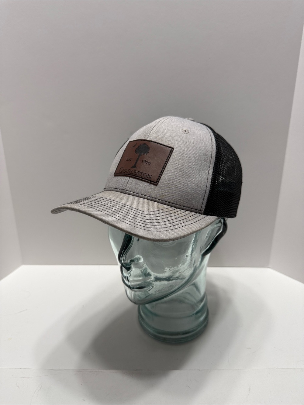 Premier Charleston Headware Black Mesh Trucker Hat
